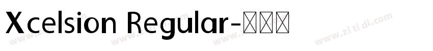 Xcelsion Regular字体转换